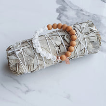 Load image into Gallery viewer, CRACKLE CLEAR QUARTZ + CEDARWOOD