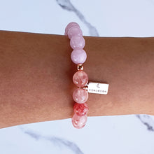 Load image into Gallery viewer, KUNZITE + CHERRY QUARTZ