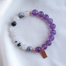 Load image into Gallery viewer, TOURMALINE QUARTZ + AMETHYST