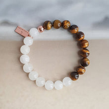 Load image into Gallery viewer, YELLOW TIGER EYE + MOONSTONE