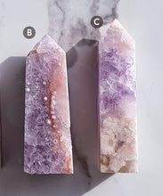 Load image into Gallery viewer, AMETHYST FLOWER AGATE TOWERS