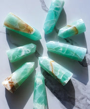 Load image into Gallery viewer, SEA FOAM GREEN CALCITE TOWERS