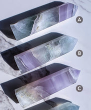 Load image into Gallery viewer, LAVENDER YTTRIUM FLUORITE TOWERS