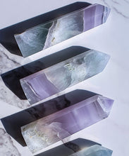 Load image into Gallery viewer, LAVENDER YTTRIUM FLUORITE TOWERS