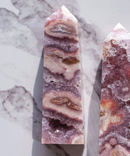 Load image into Gallery viewer, AMETHYST FLOWER AGATE CLOUD PATTERN TOWERS