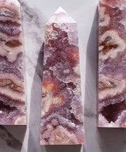 Load image into Gallery viewer, AMETHYST FLOWER AGATE CLOUD PATTERN TOWERS