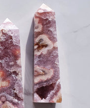 Load image into Gallery viewer, AMETHYST FLOWER AGATE CLOUD PATTERN TOWERS