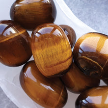Load image into Gallery viewer, YELLOW TIGER'S EYE TUMBLE STONES