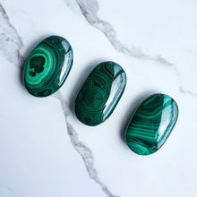 Load image into Gallery viewer, MALACHITE PALM STONES
